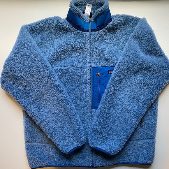 Patagonia Retro-X Deep Pile Classic Blue Jacket - Picture 3 of 8